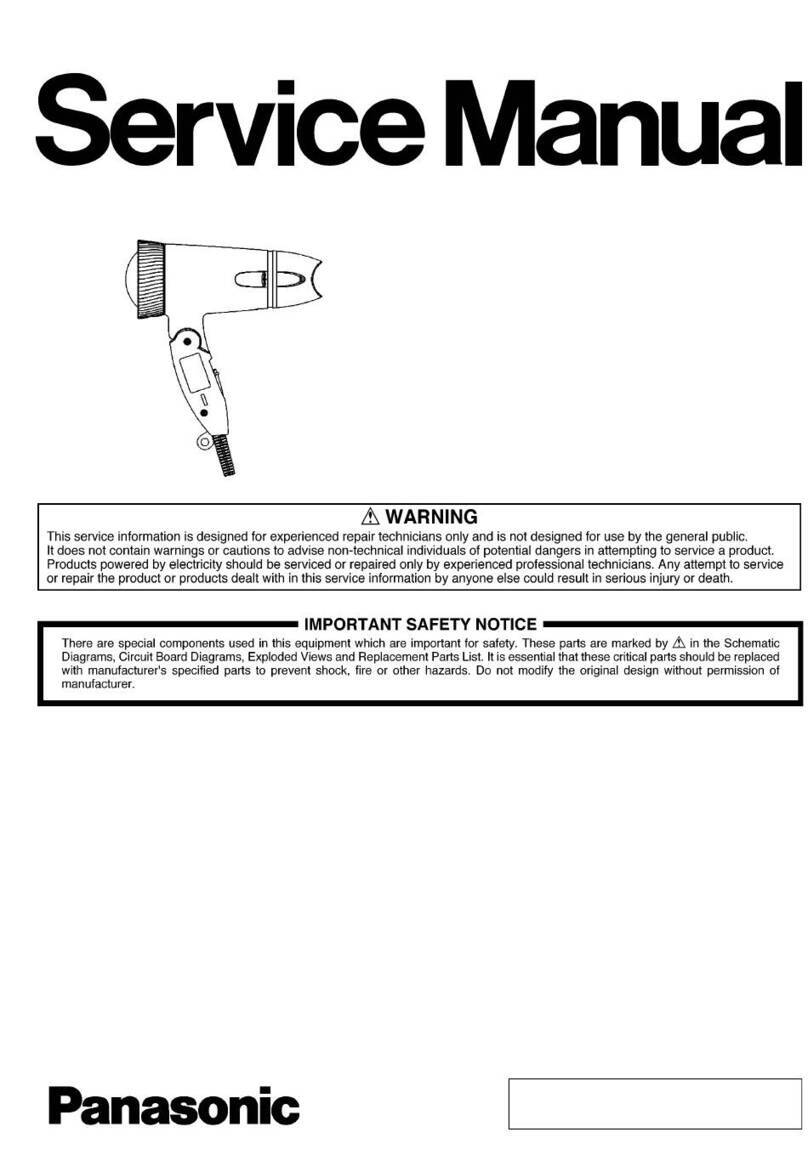 Panasonic EH-NE42 Service manual
