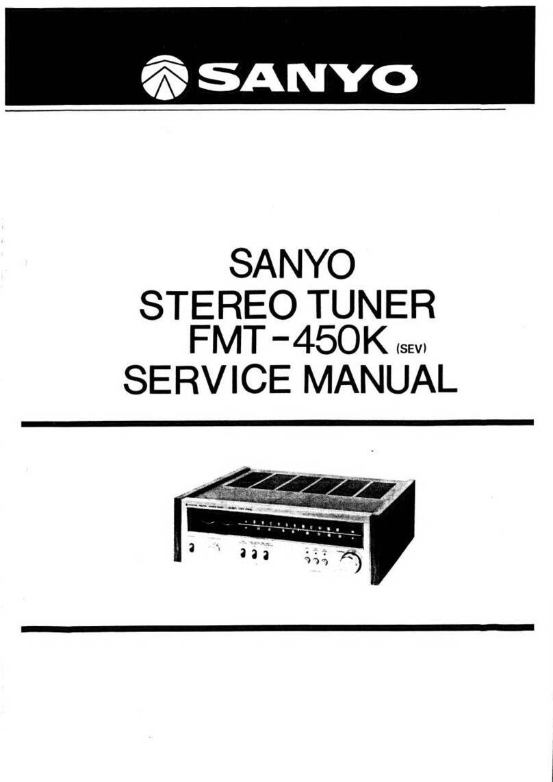 Sanyo FMT-450K User manual Sanyo FMT-450K User manual
