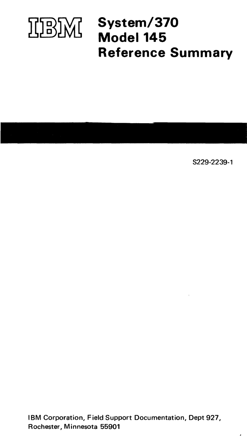 IBM System/370 145 Service manual