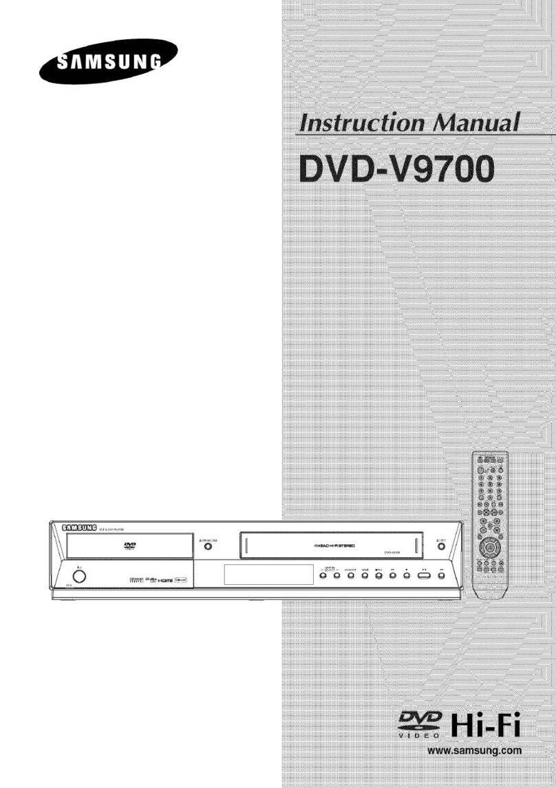Samsung DVD V9700 - DVD/VCR User manual