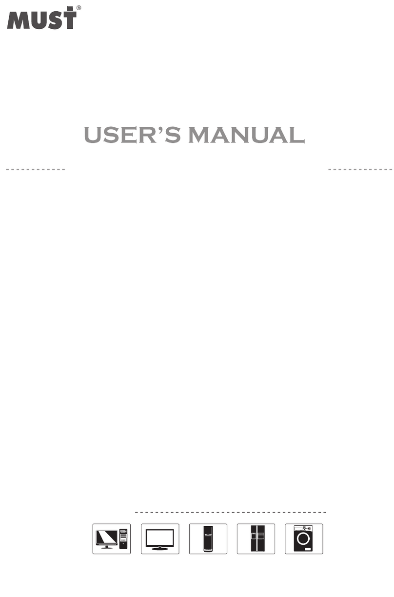 Must EP18-5048 user manual