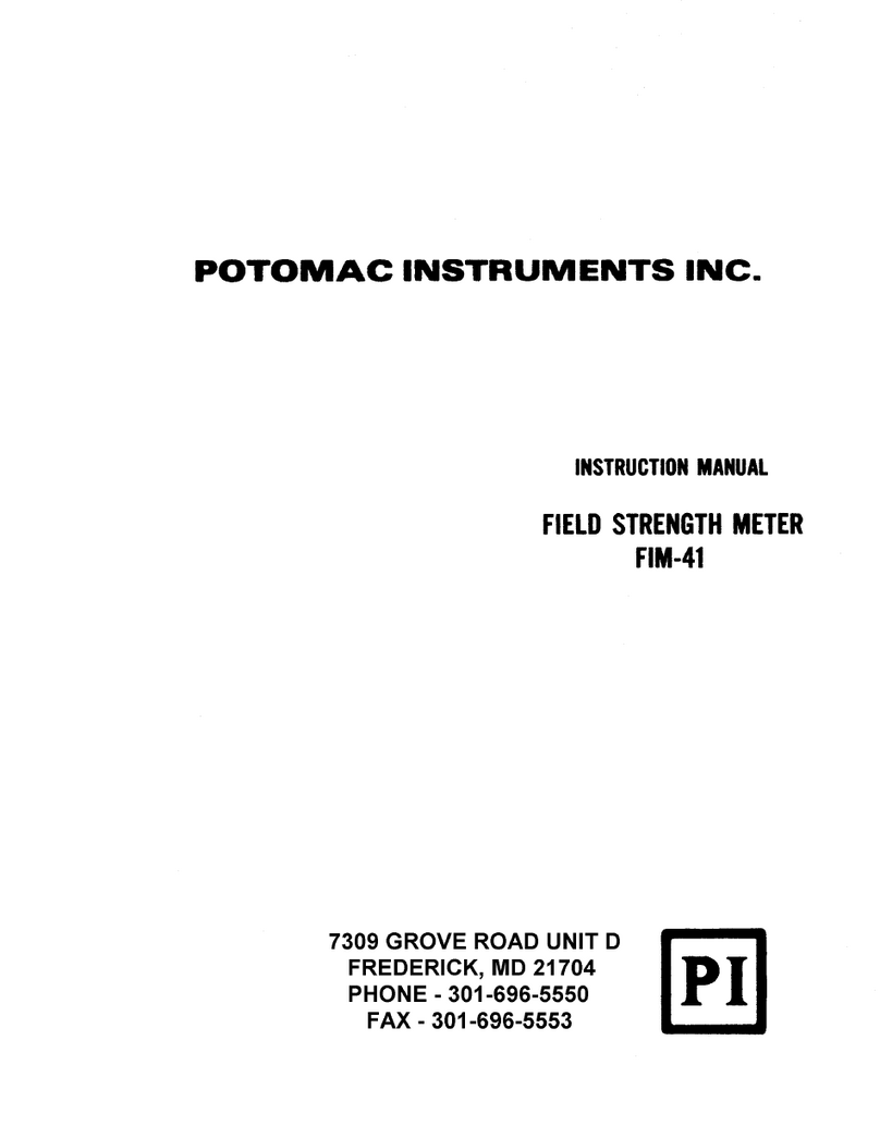 POTOMAC INSTRUMENTS INC. FIM-41 instruction manual POTOMAC INSTRUMENTS INC. FIM-41 instruction manual