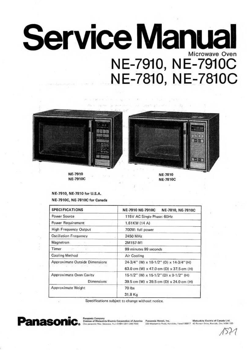 Panasonic NE-7910 Service manual