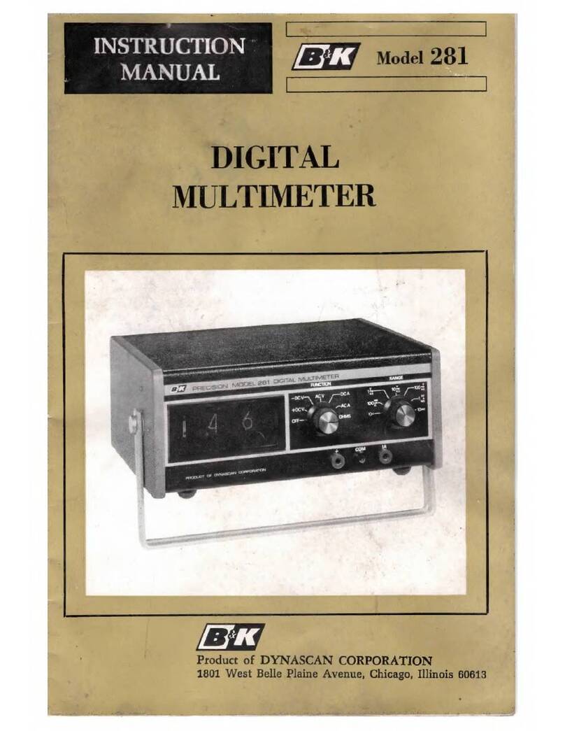 B&K 281 instruction manual