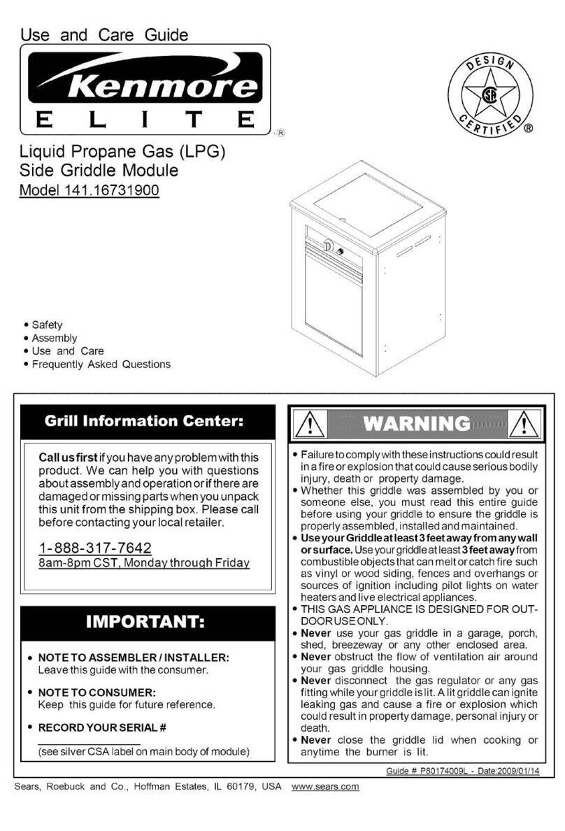 Sears Kenmore Elite 141.16731900 Use and care guide Sears Kenmore Elite 141.16731900 Use and care guide