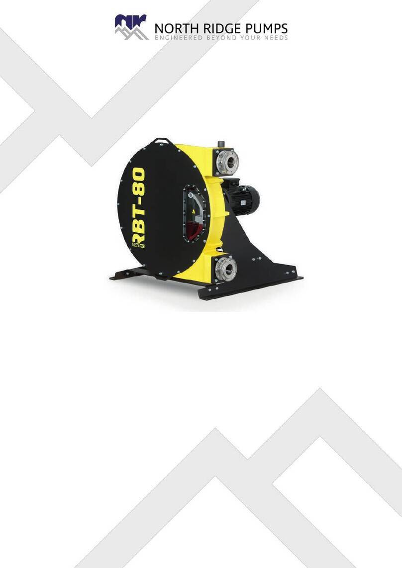 North Ridge Pumps RBT Series operating instructions