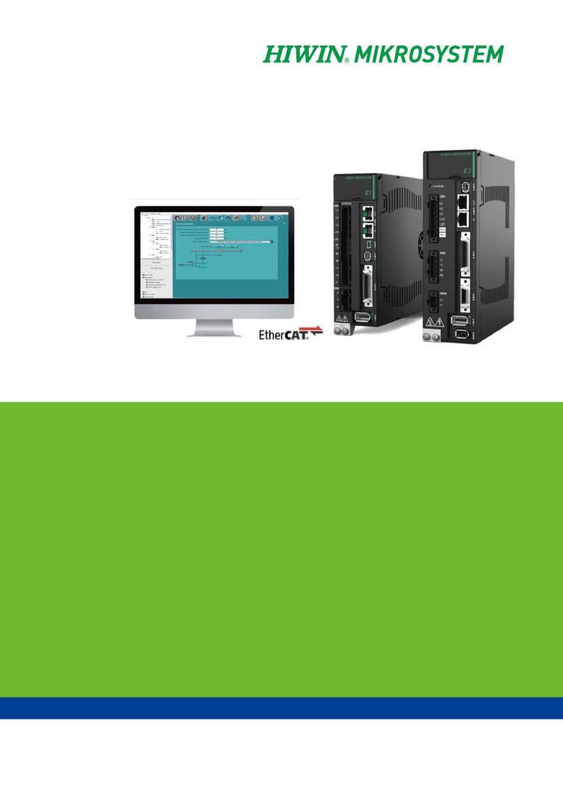 Hiwin E Series User manual