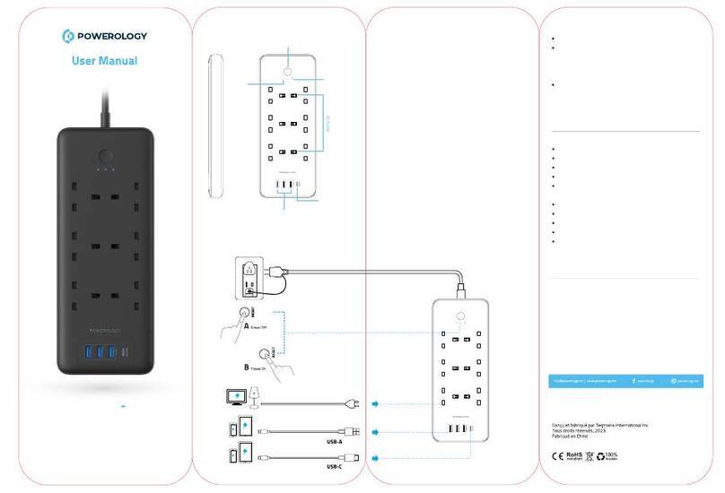 POWEROLOGY PWPS48WBK user manual
