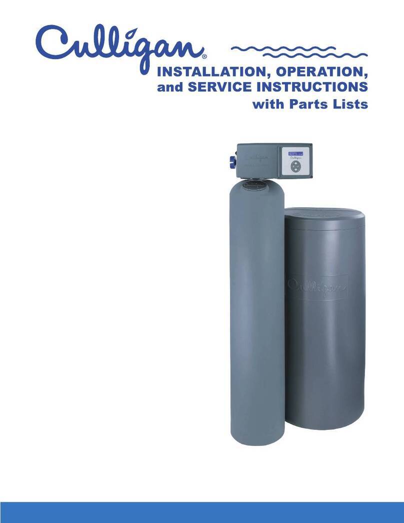 Culligan 9" Installation, operation and service instructions