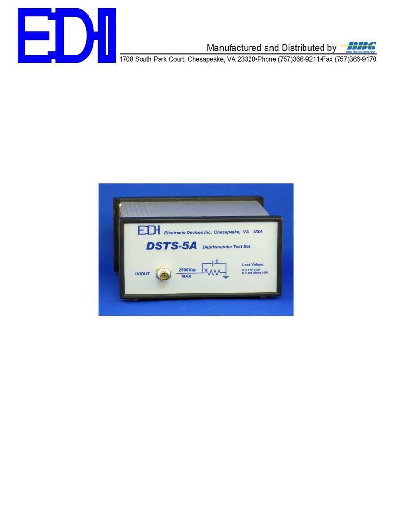 EDI DSTS-5A user manual