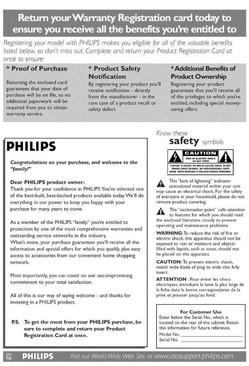 Philips 42PF9630A/37 User manual