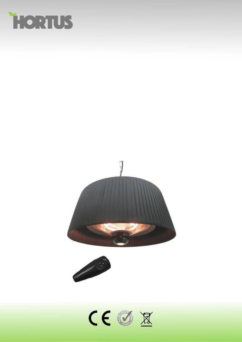 Hortus ZHQ2125-RMLED-B User manual