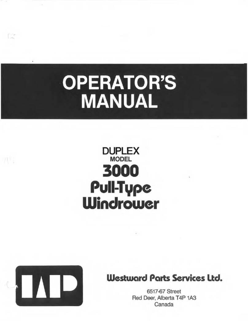 Westward DUPLEX 3000 Operator's manual