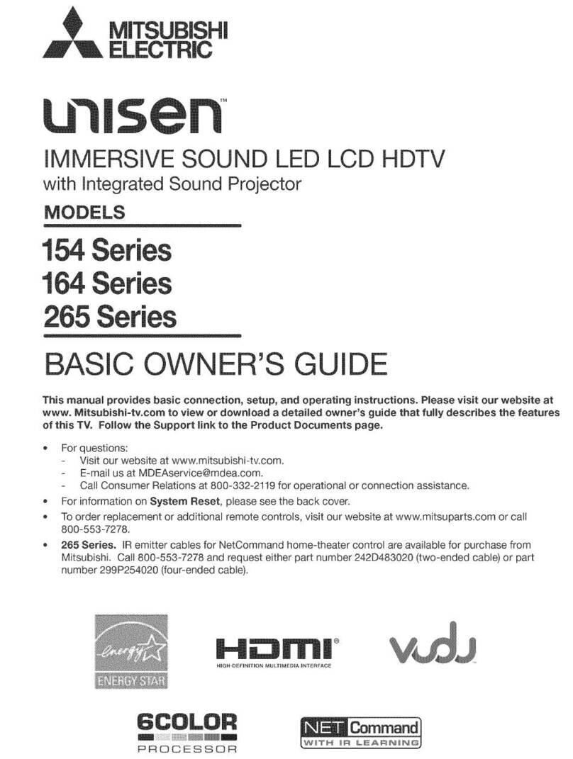 Mitsubishi Electric UNISEN 154 Series Installation guide