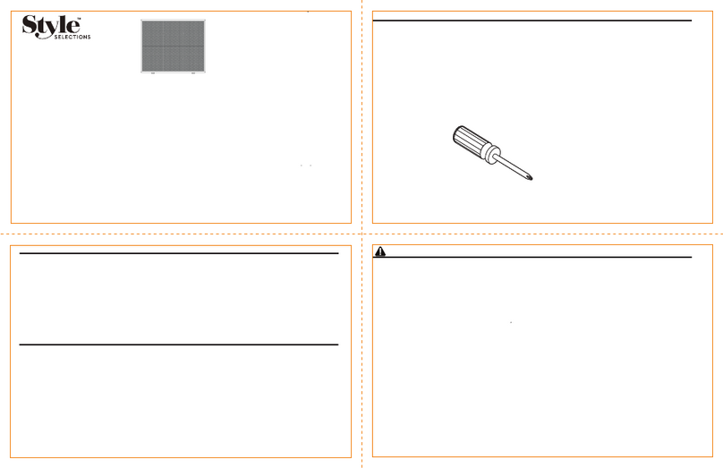 Style selections 15954L User manual