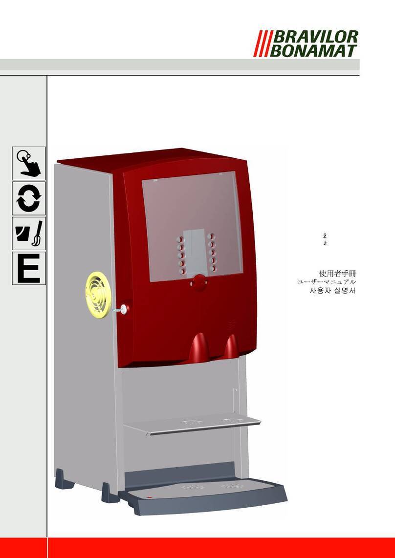BRAVILOR BONAMAT Bolero XL 10 T user manual