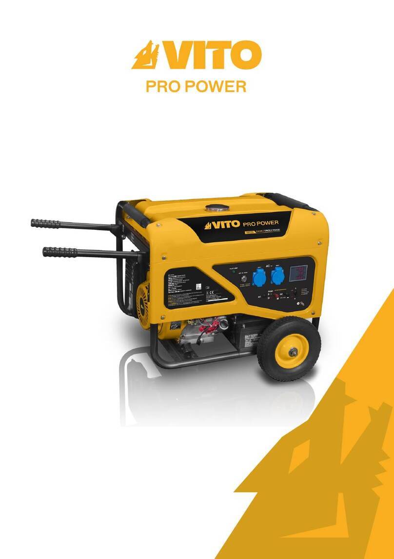 VITO PRO POWER VIG8RL User manual