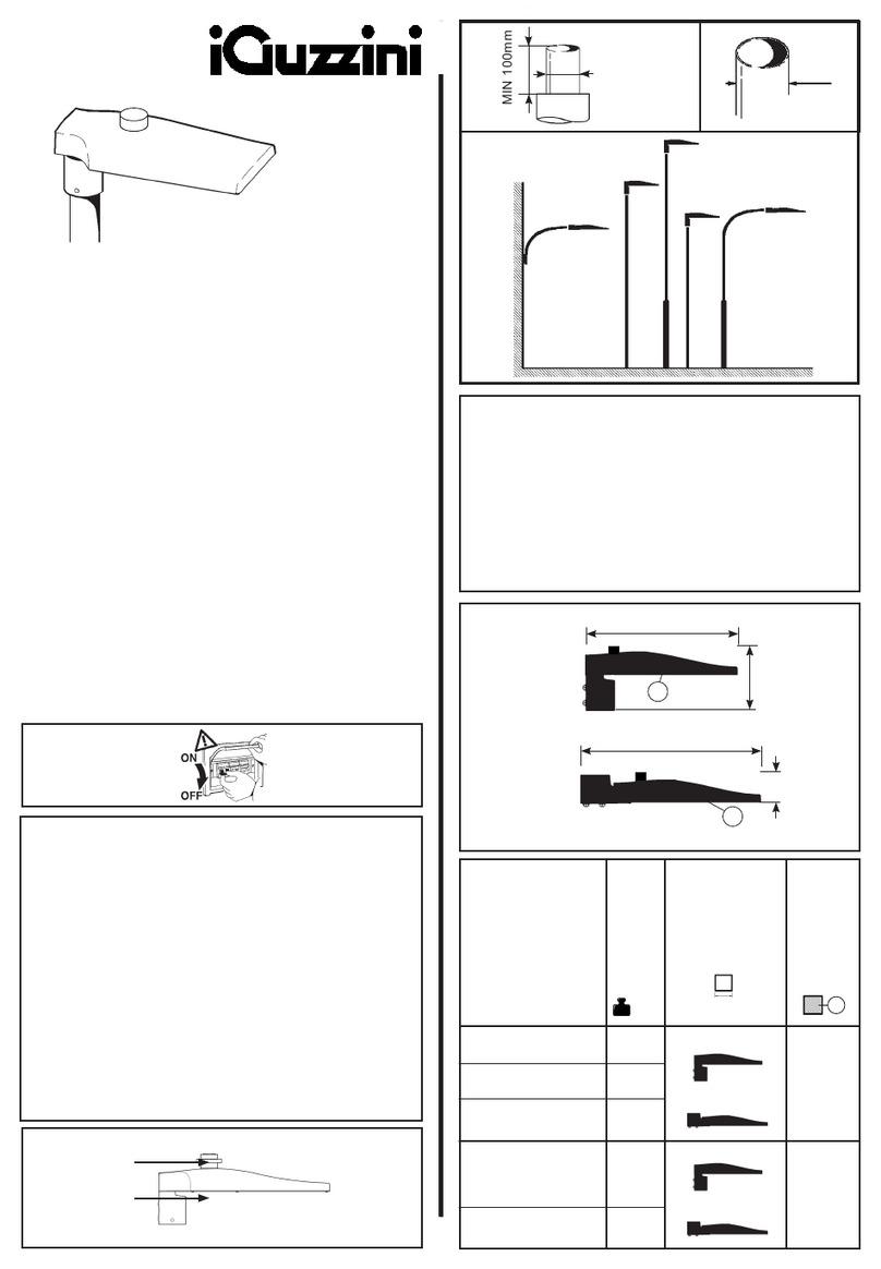 iGuzzini STREET S NEMA User manual