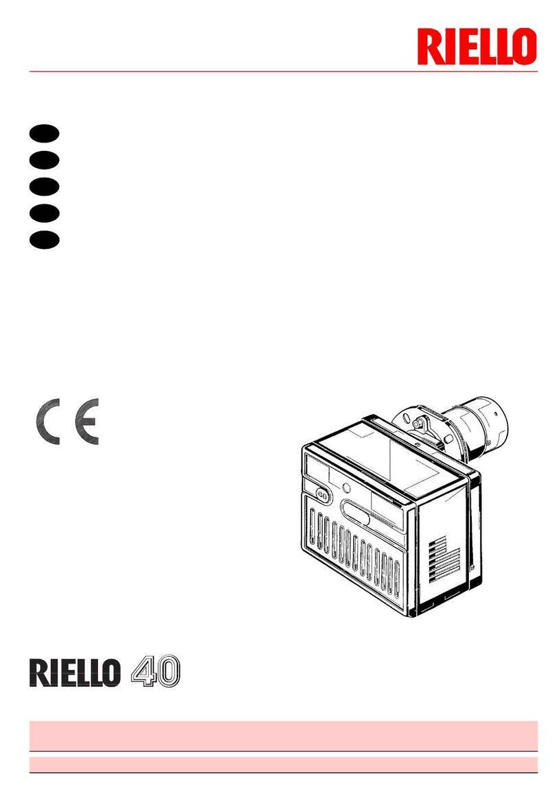 Riello 462T58 Quick start guide