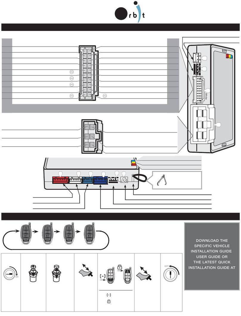 Orbit ORBITF2400 Quick installation guide