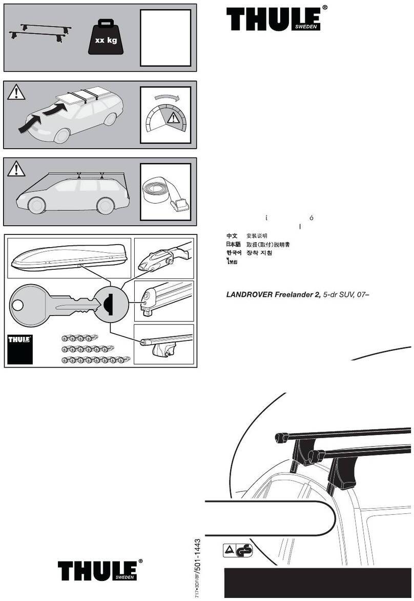 Thule RAPID SYSTEM Kit 1443 User manual