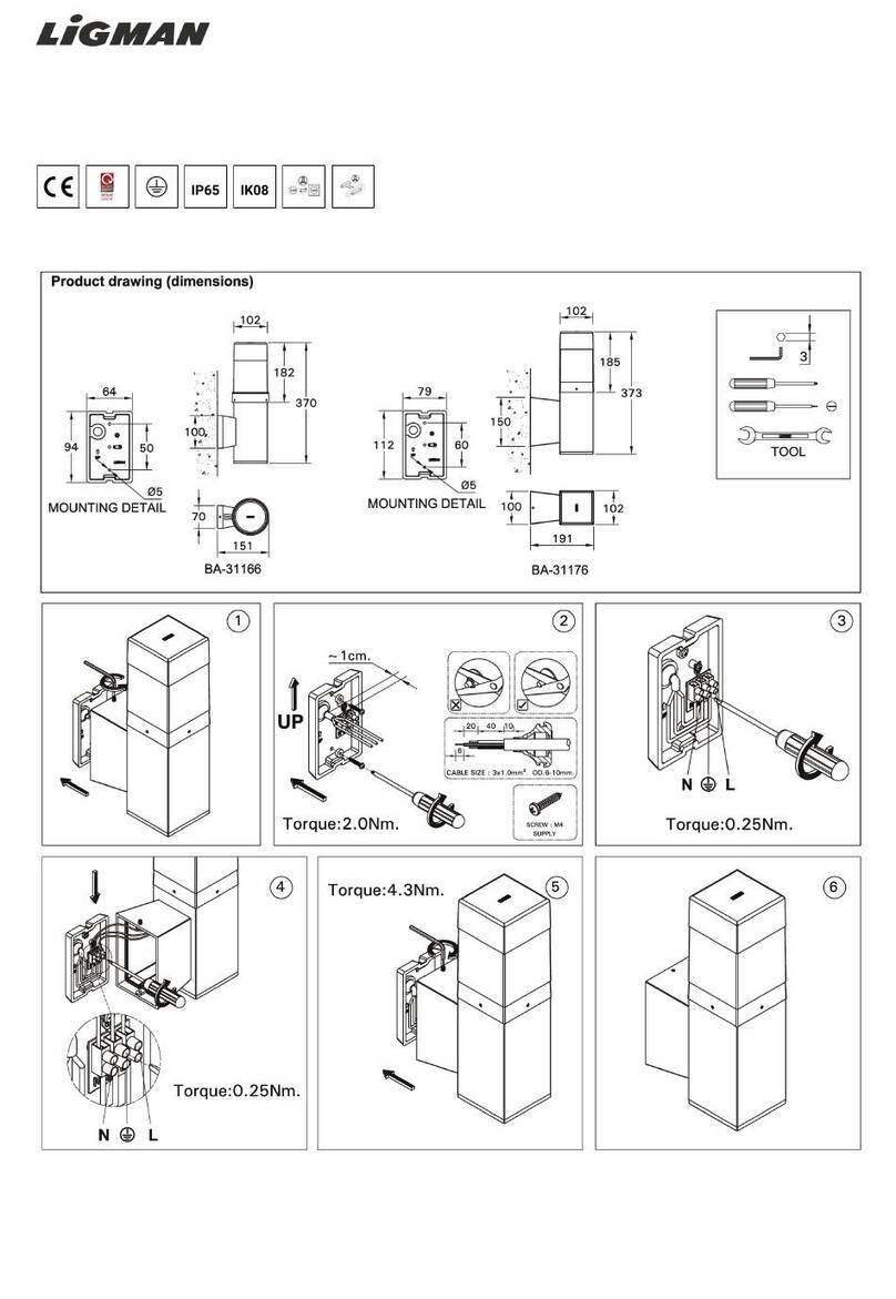 LIGMAN BA-31166 User manual