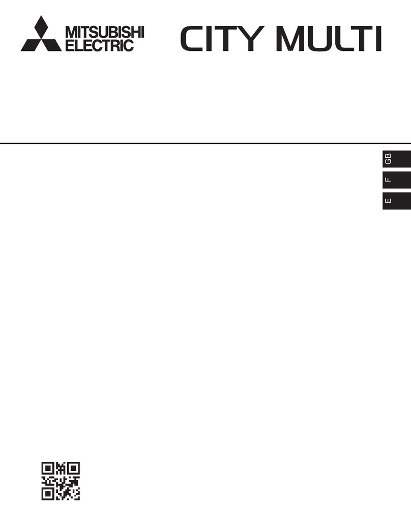 Mitsubishi Electric City Multi PEFY-P54NMAU-E4 User manual Mitsubishi Electric City Multi PEFY-P54NMAU-E4 User manual