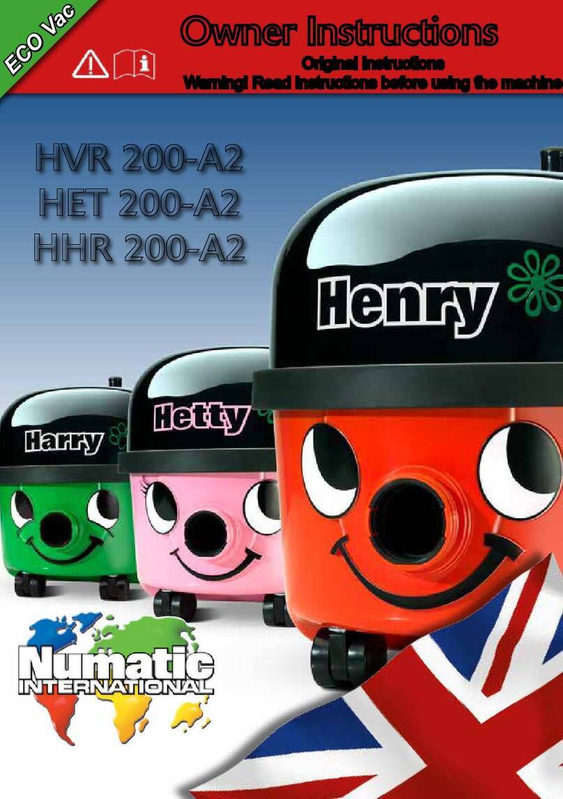 Numatic HVR 200-A2 User manual