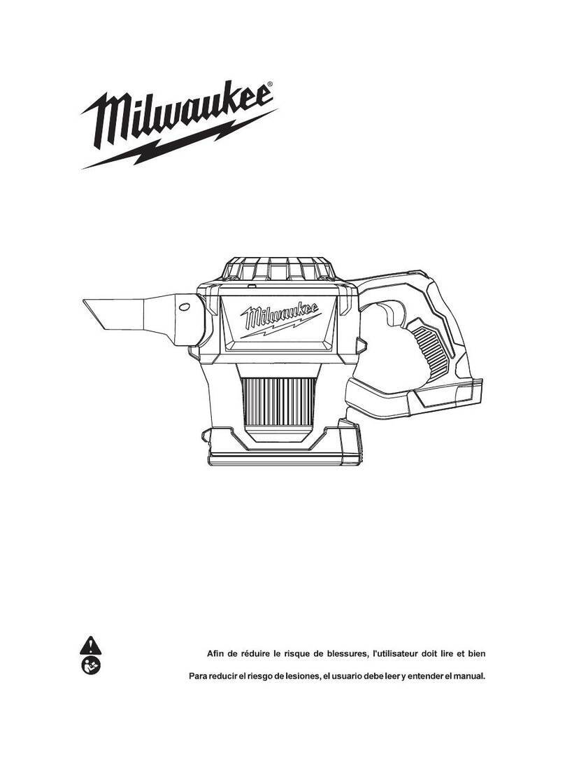 Milwaukee M18 0882-20 Operator's manual