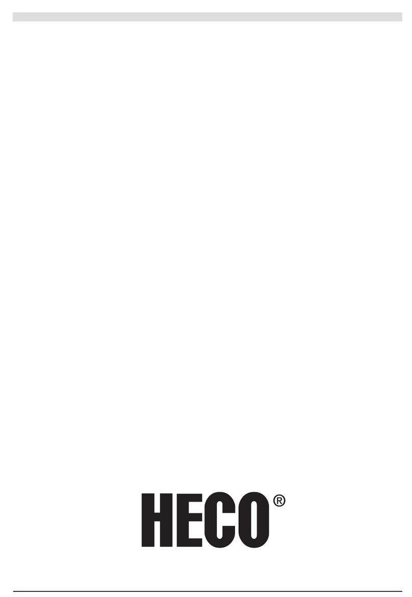 Heco MUSIC STYLE SUB 25A Owner's manual/warranty document