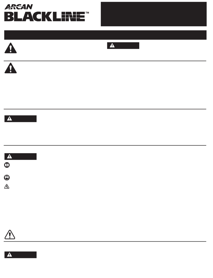 Arcan Blackline ALJ3TV operating instructions
