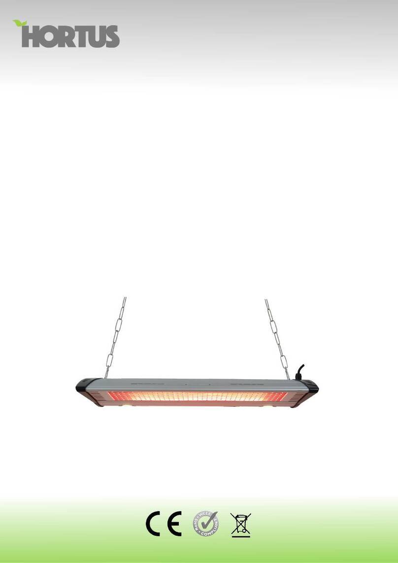 Hortus ZHQ2090-C-RMLED User manual