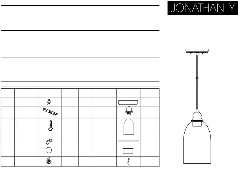 JONATHAN Y JYL3523A manual
