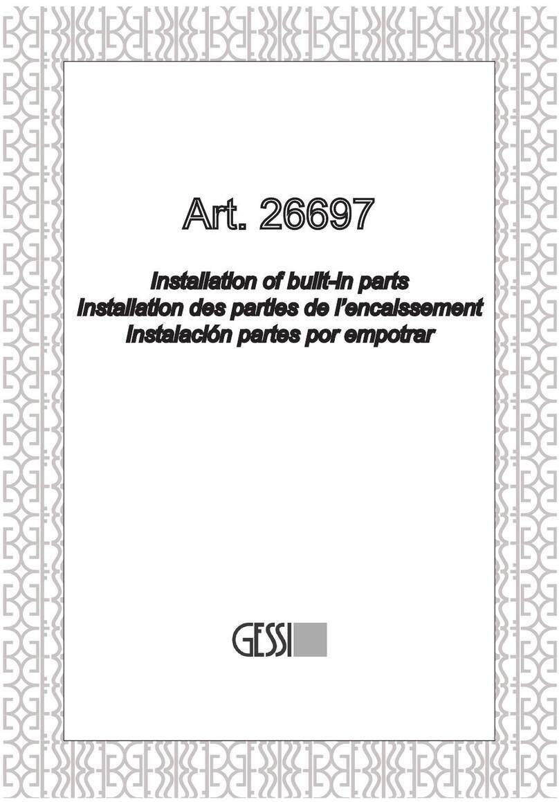 Gessi 26697 manual
