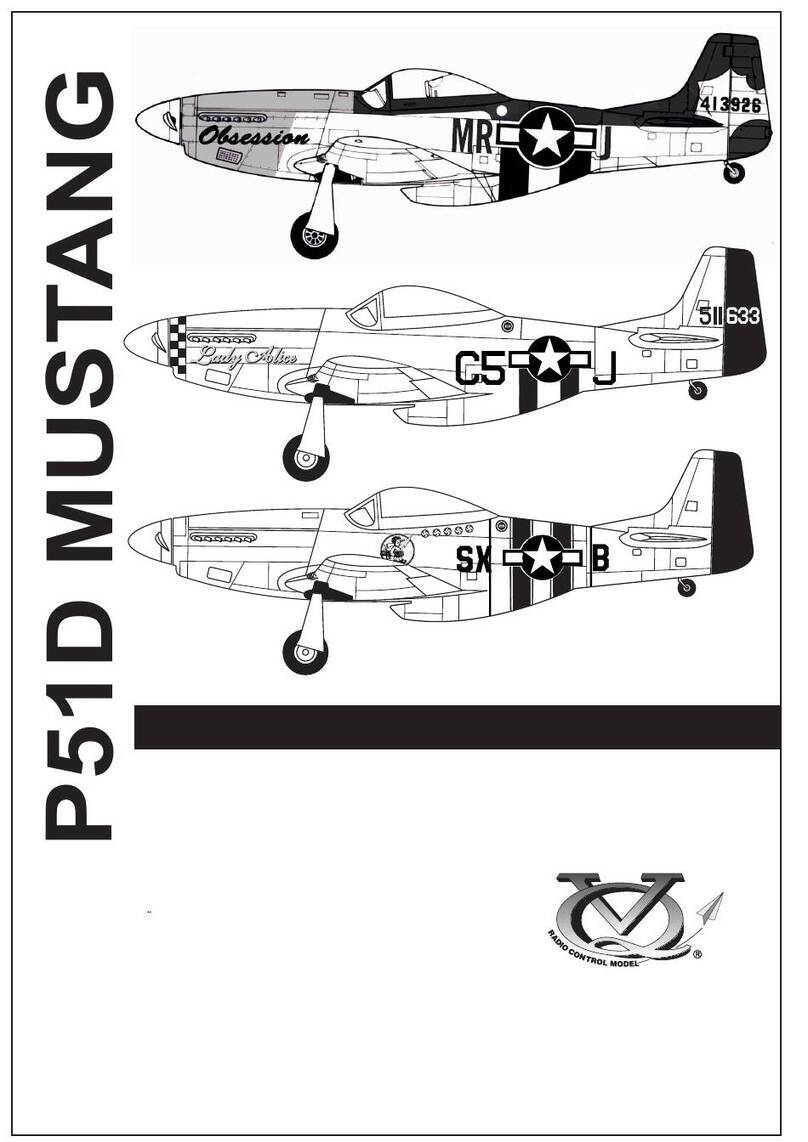 VQ Models P51D MUSTANG User manual VQ Models P51D MUSTANG User manual