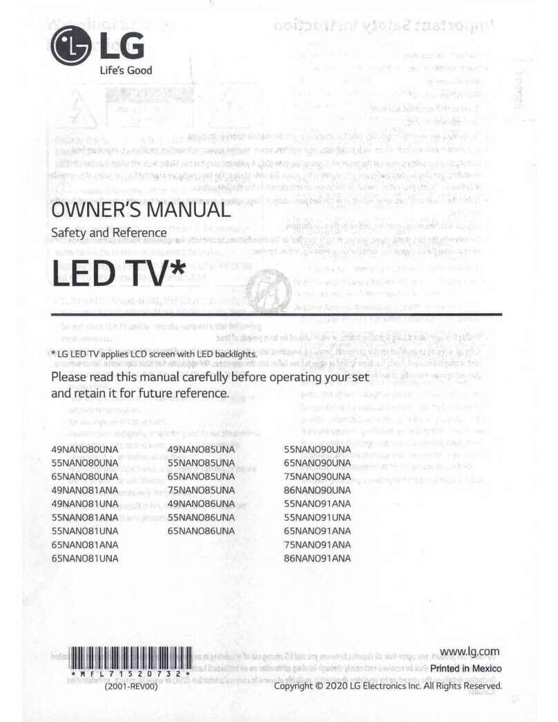 LG SSNANO80UNA User manual