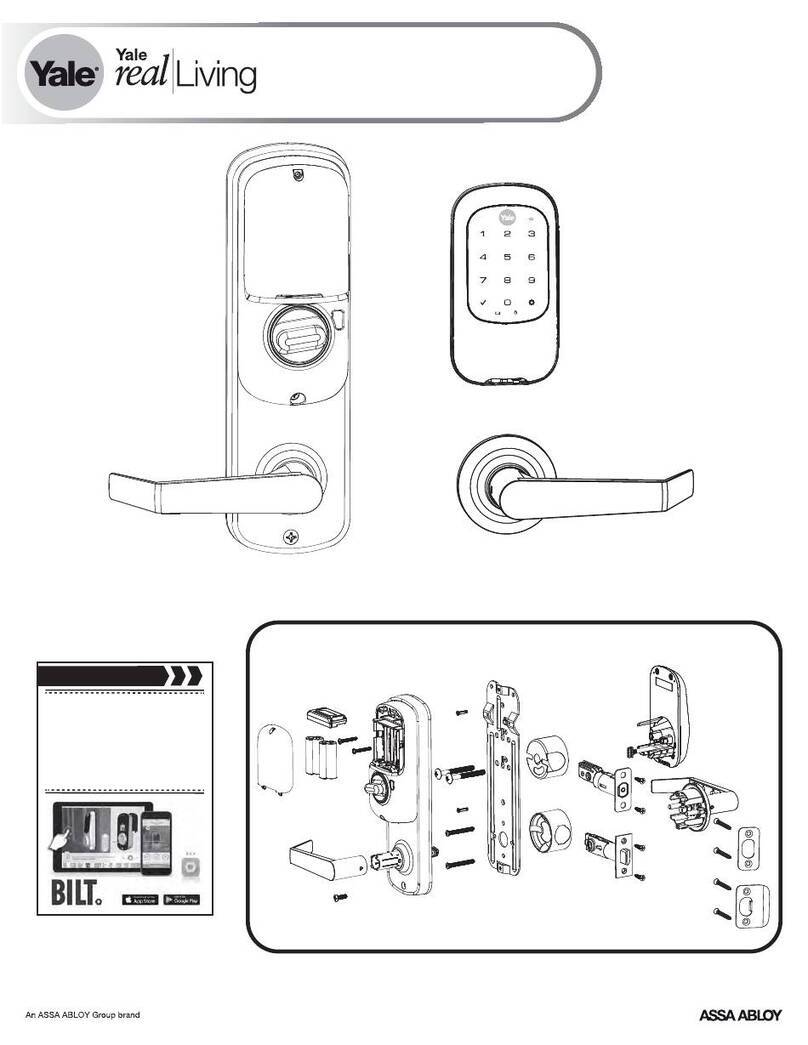 Assa Abloy Yale Real Living Real Living YRC246 Technical specifications Assa Abloy Yale Real Living Real Living YRC246 Technical specifications