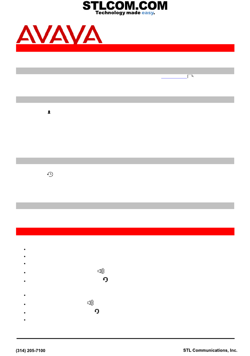 Avaya J169 User manual