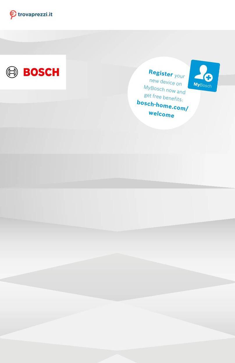 Bosch BIC510NS0 User manual and installation instructions