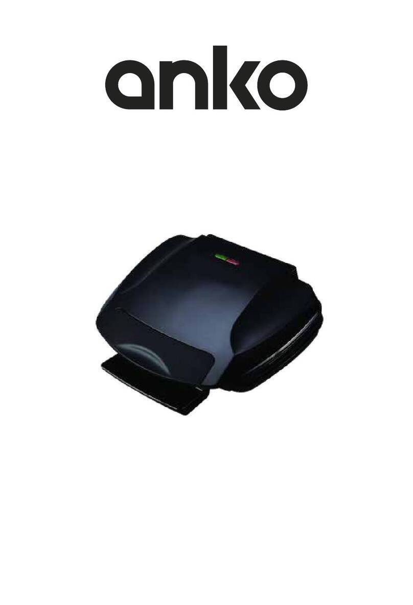anko HEALTH GRILL FG306 instruction manual