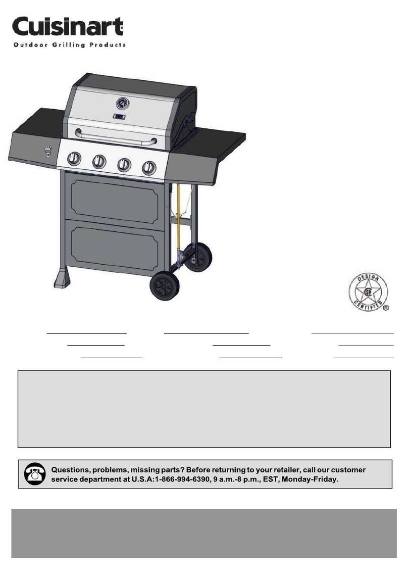 Cuisinart CGG-7400 Operating	 instruction