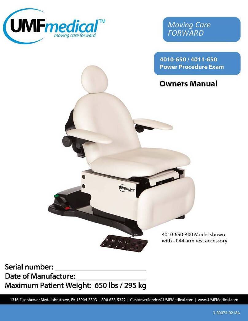 UMF Medical 4010-650 owner's manual