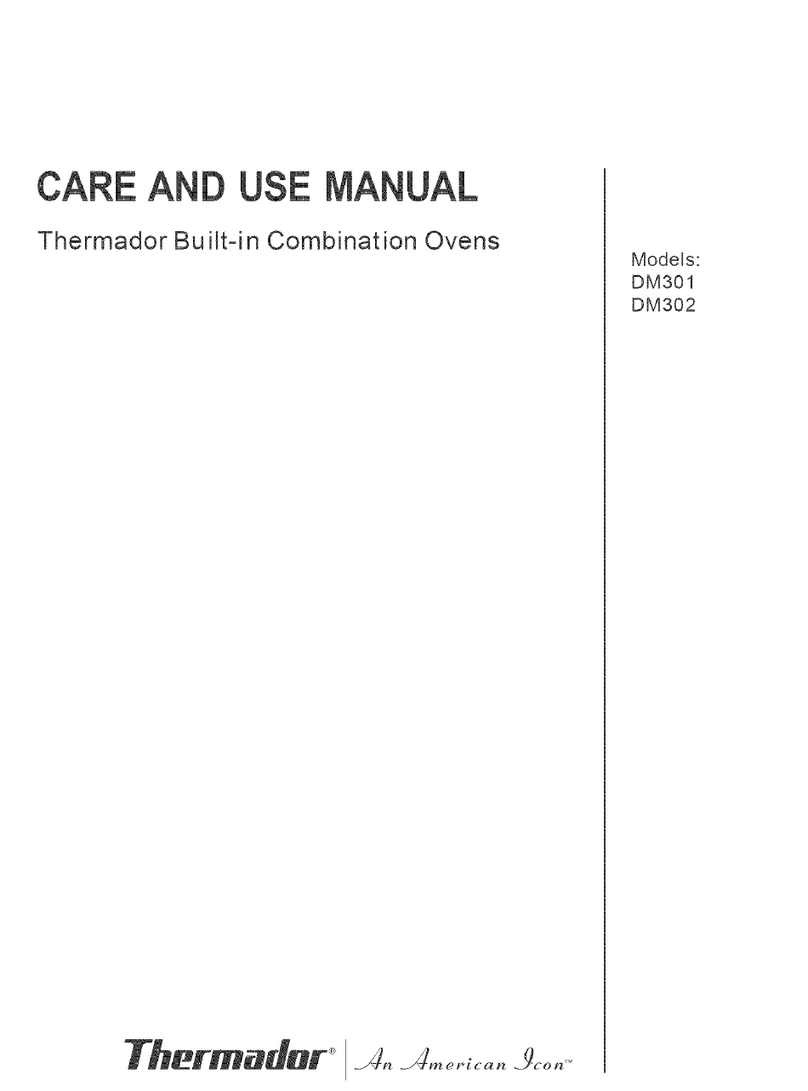Thermador DM301 Care and use manual