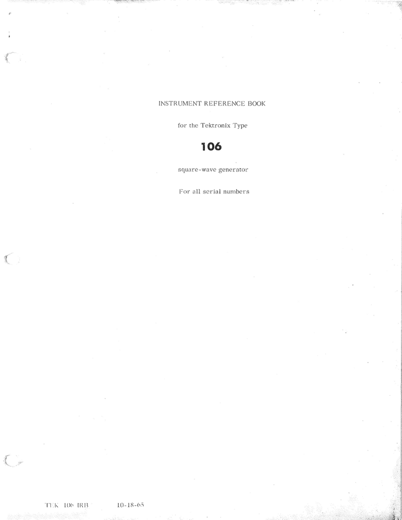 Tektronix 106 Product guide