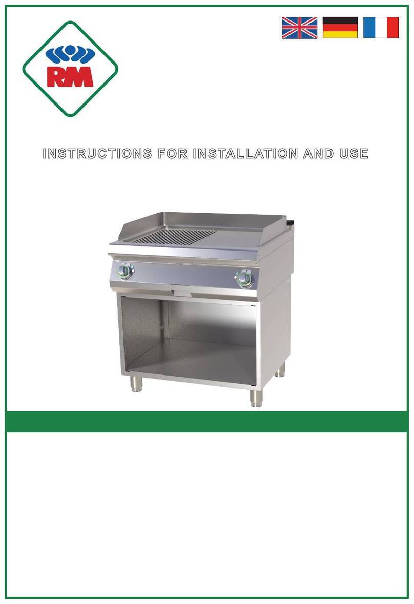RM FTH-704 E Instructions for installation and use