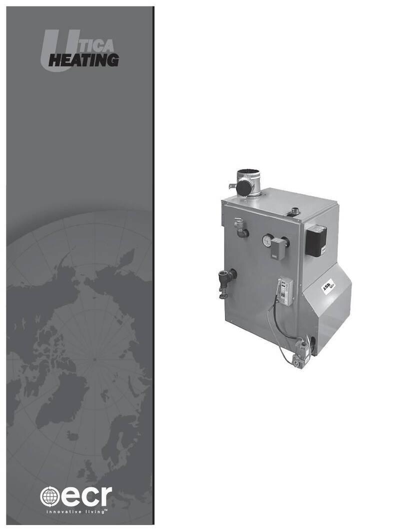 ECR UTICA HEATING UH15B Series Instruction manual