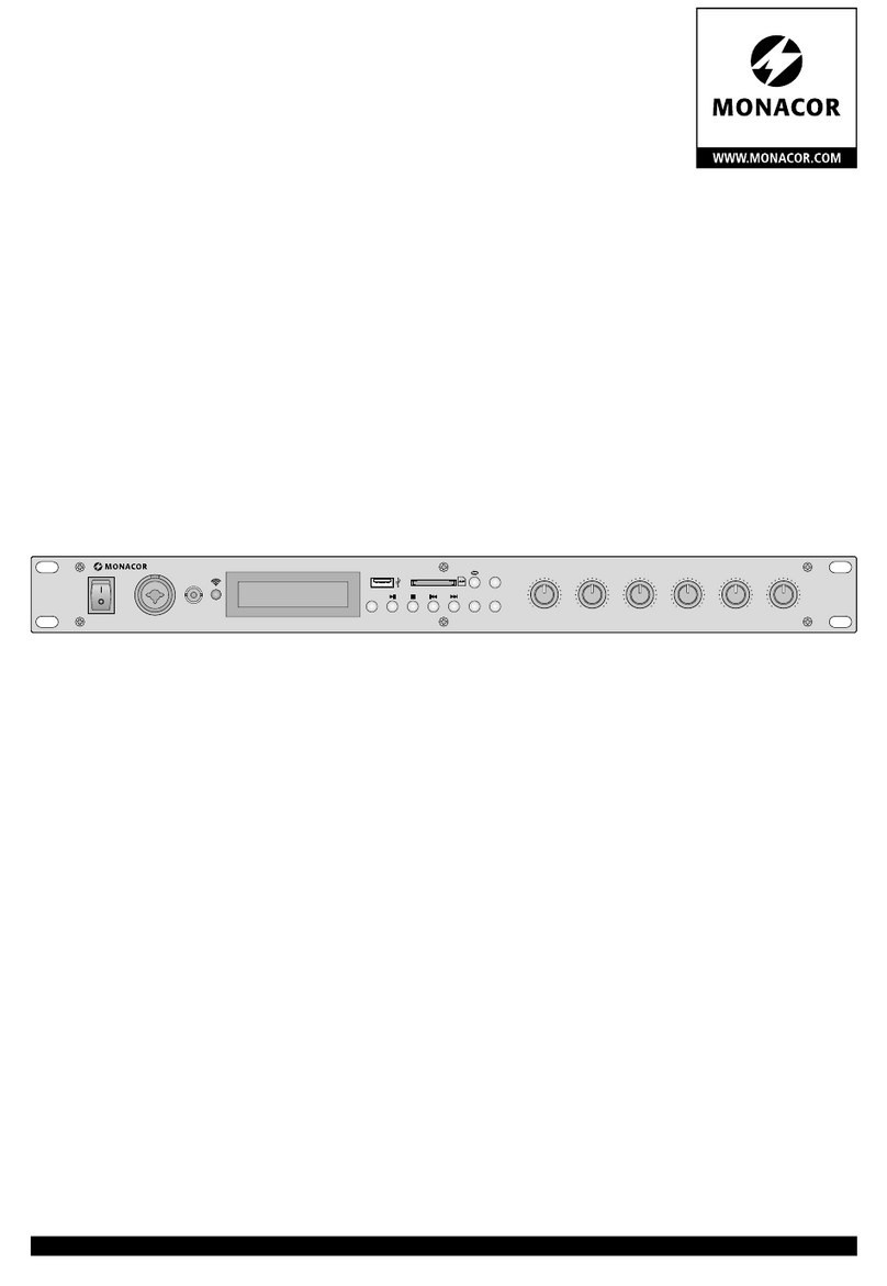 Monacor DMP-130MIXBT User manual