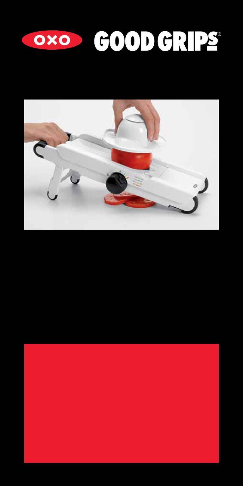 OXO GOOD GRIPS V-Blade Mandoline Slicer manual