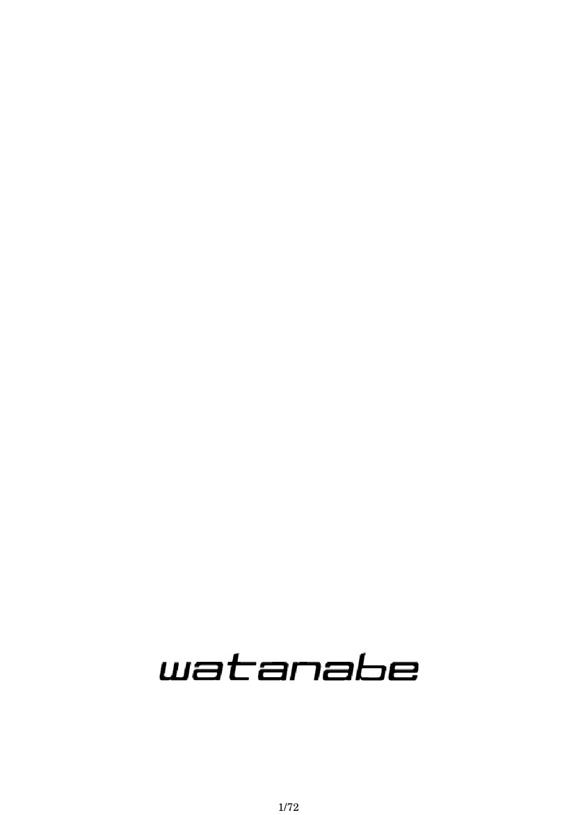 WATANABE A5000 Series user manual
