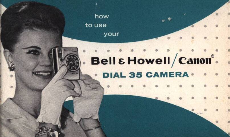 Bell and Howell Canon DIAL 35 Operating instructions